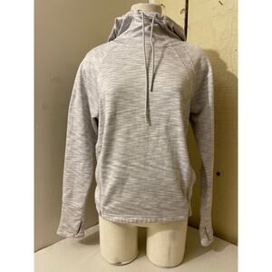 Athleta Size XS Hooded Sweater‎ Women's Grey Heathered Athletic